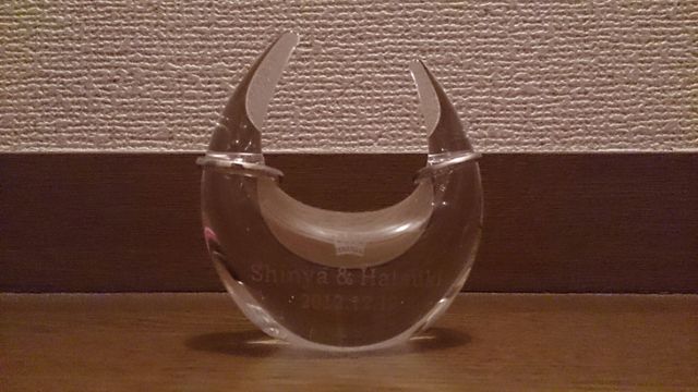 リングピローと一緒に