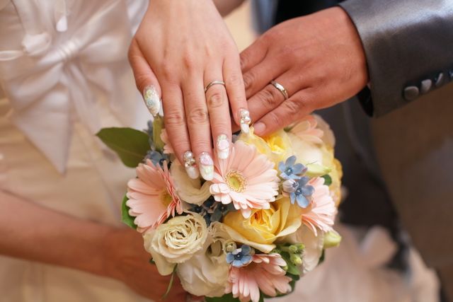 結婚式当日に撮って貰った写真