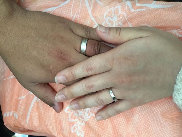 式も指輪も和で統一