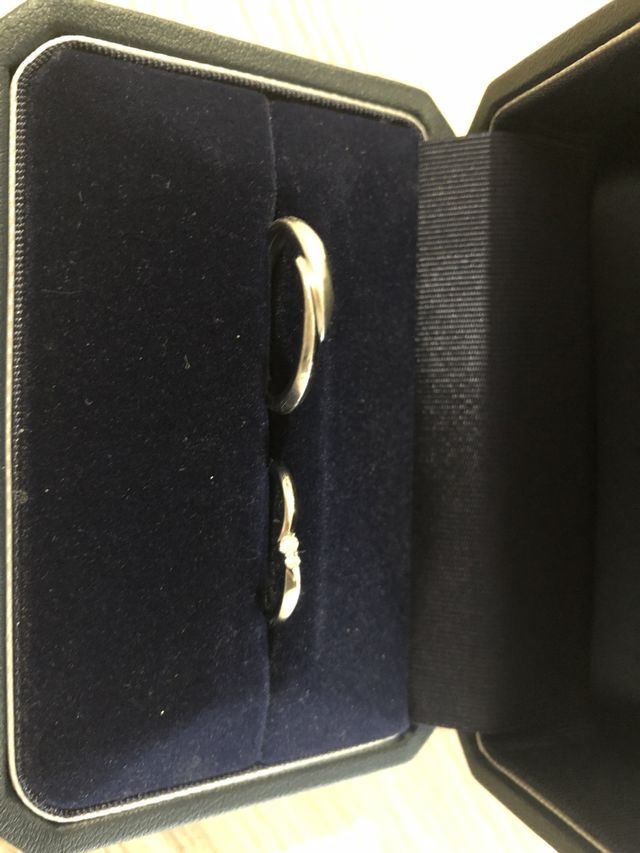 結婚指輪です。
