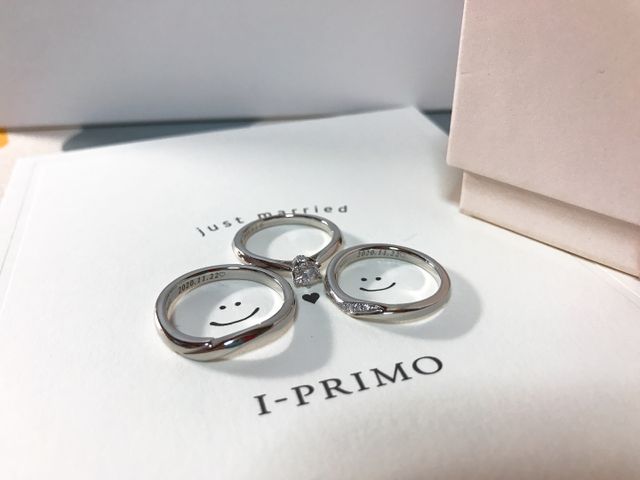 結婚指輪は2人で選びました
素敵なデザインでお気に入りです