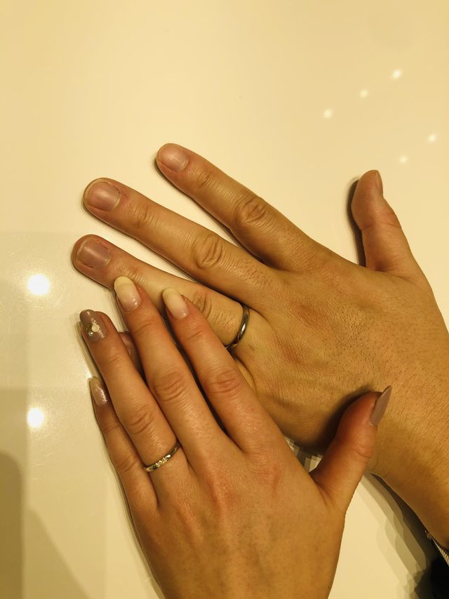 4℃では珍しいストレートリングに一目惚れしました