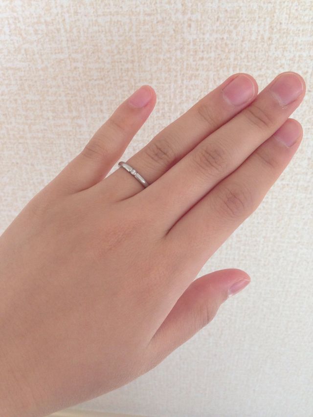 シンプルかつ上品なデザインに惹かれました！