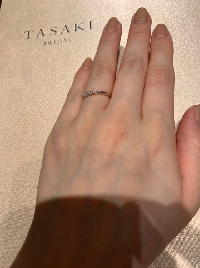 【TASAKI】華奢リング