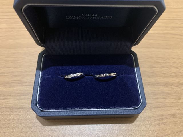 結婚指輪です