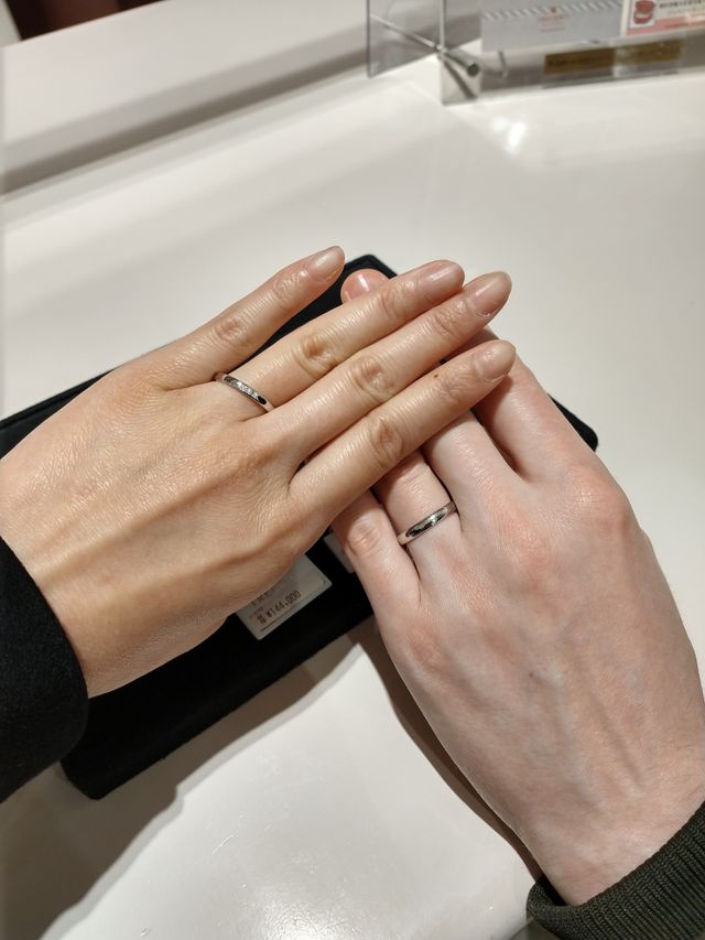 2人で選んだ指輪