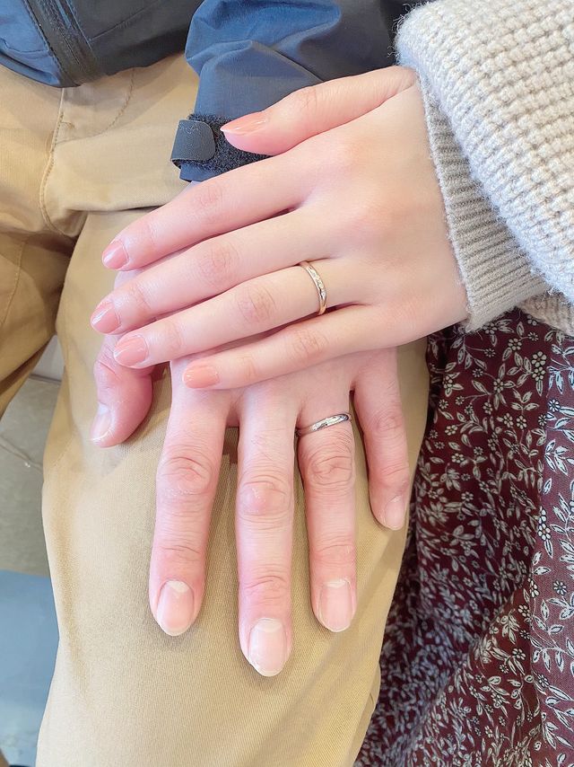 購入直後にすぐ装着して写真を撮って頂きました！