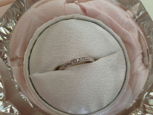 ダイヤモンドがしつこすぎず素敵です。