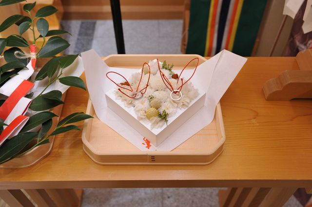 指輪が似合わない指なので、シンプルなものにしました