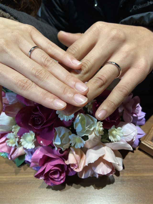 結婚指輪です