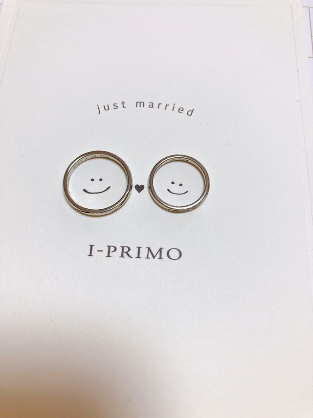 結婚指輪を購入しました。
