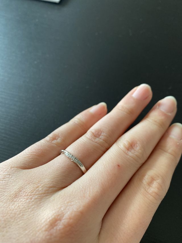 購入した指輪です。