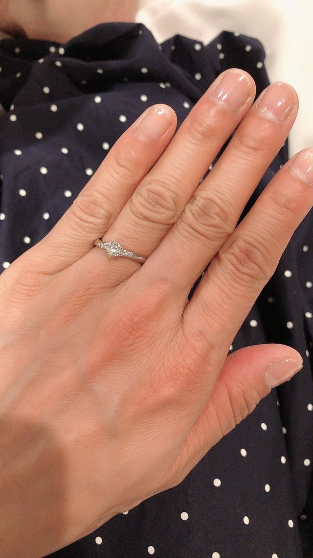 初めて着用したときの記念として撮影しました！