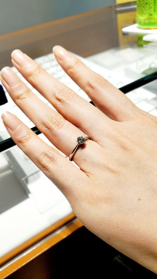 購入して引き渡しを受けた際に初めて指を通しました。