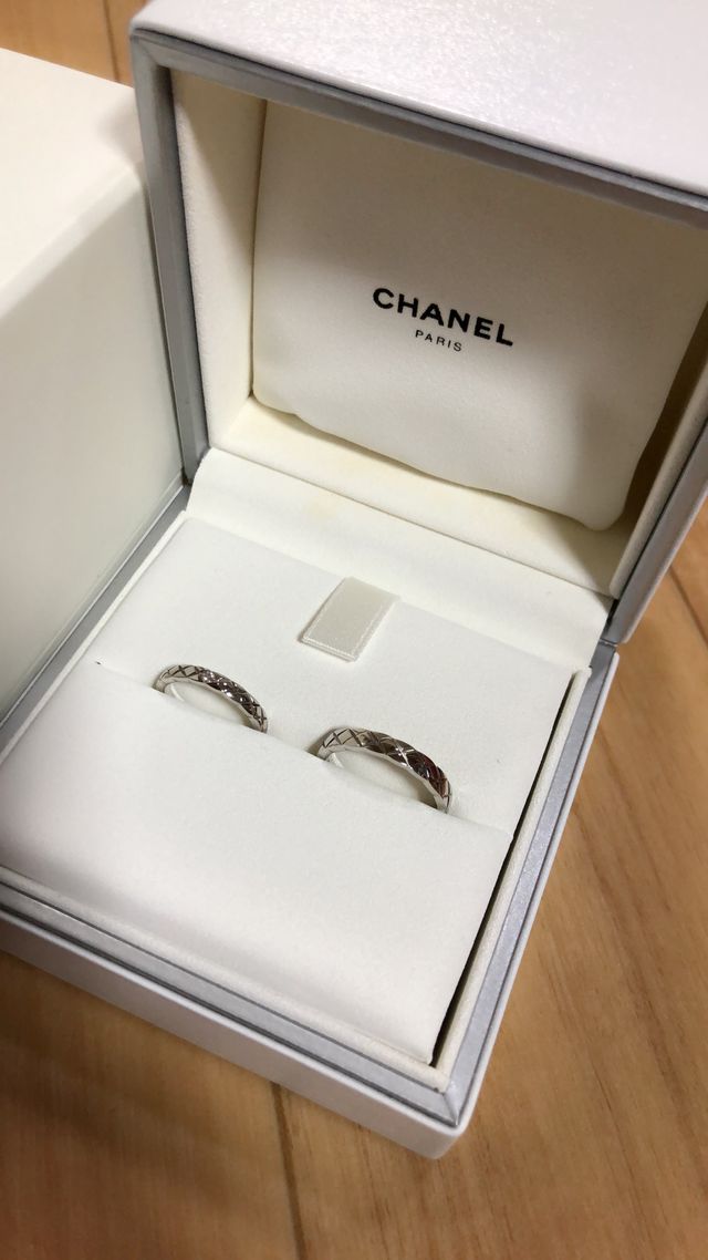 シャネル　ココクラッシュの結婚指輪です。