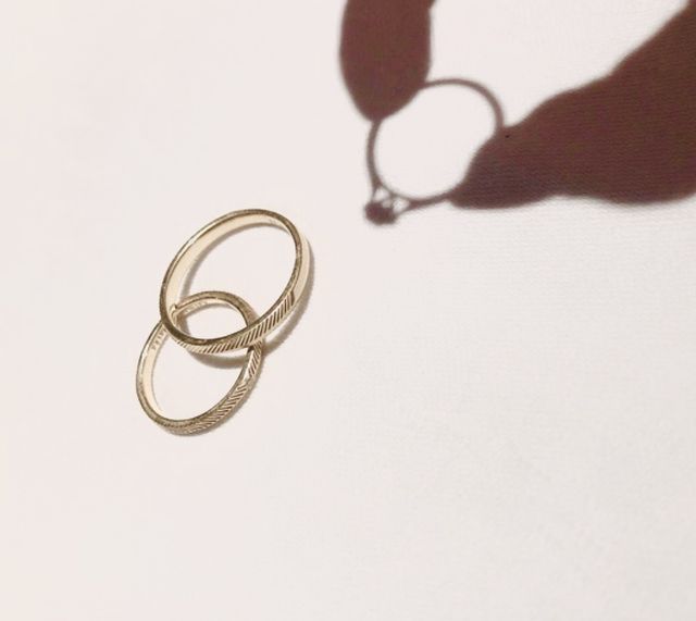 2人で選んだとてもお気に入りの結婚指輪です。