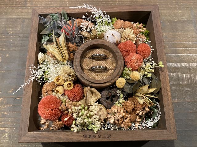 完成後の写真！かわいい入れ物に入れさせていただきました！