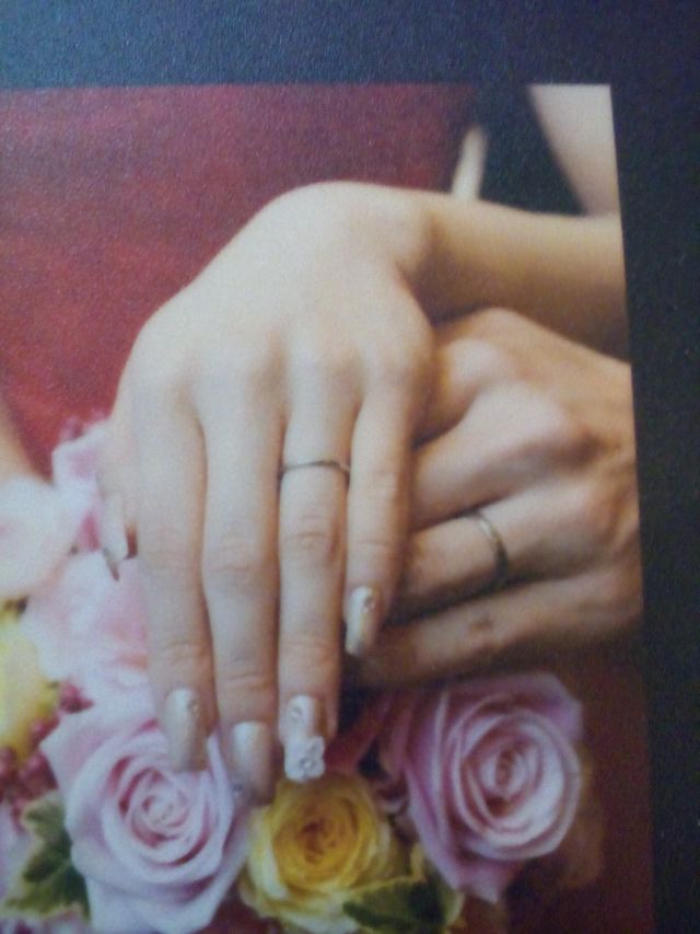 結婚式当日にカメラマンさんに撮ってもらいました