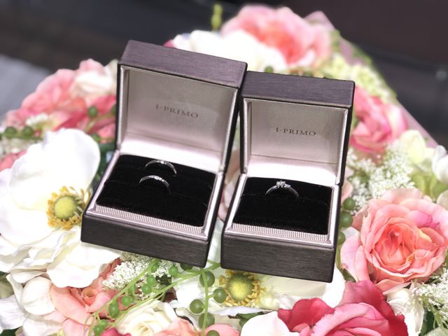 婚約指輪と結婚指輪を購入しました。