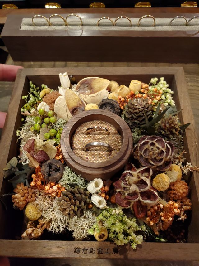 クロス加工＆石留め前の写真です。