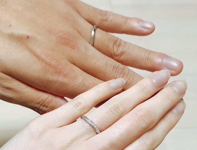 主張し過ぎず、きれいに輝いてくれます。