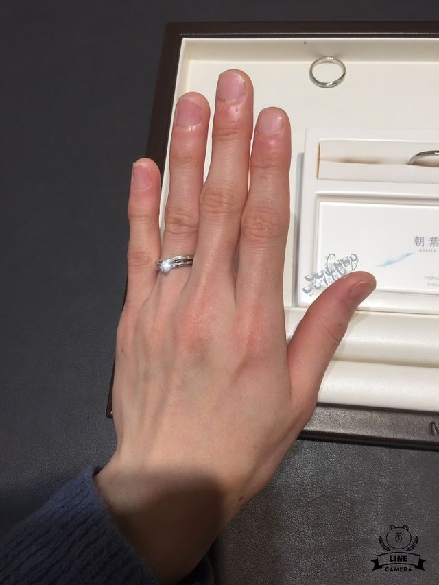 朝葉のセットリングです！とてもとても綺麗です♪