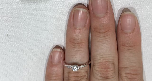 婚約ゆびわです！