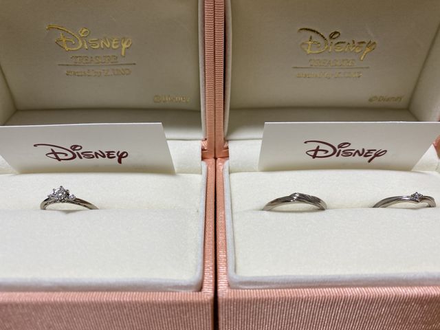 美女と野獣の指輪(ホワイトゴールド)です