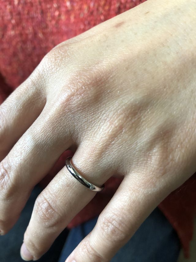 ダイヤモンド4点止め