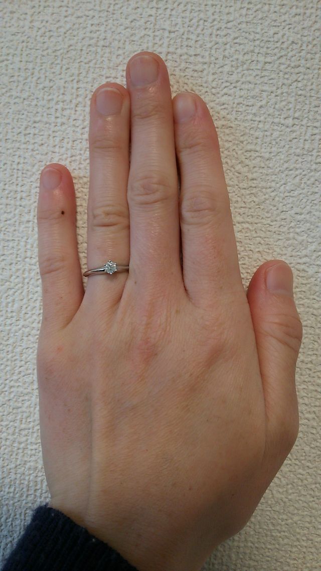 もらった指輪です。