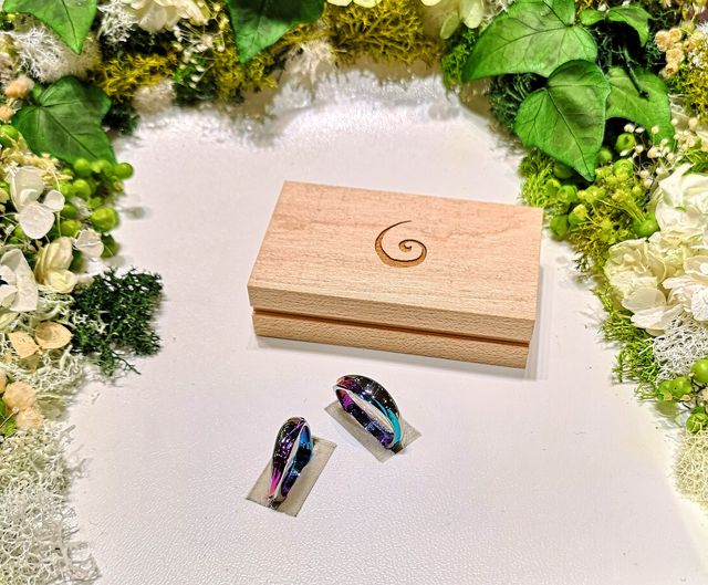結婚指輪（泉水-オーロラ）