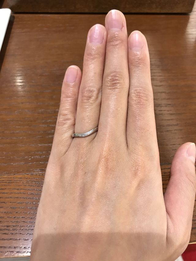 Ｖラインの指輪