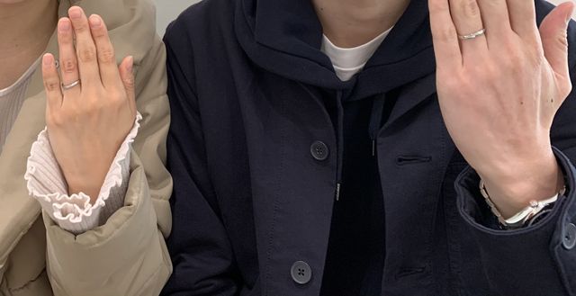 結婚指輪です。