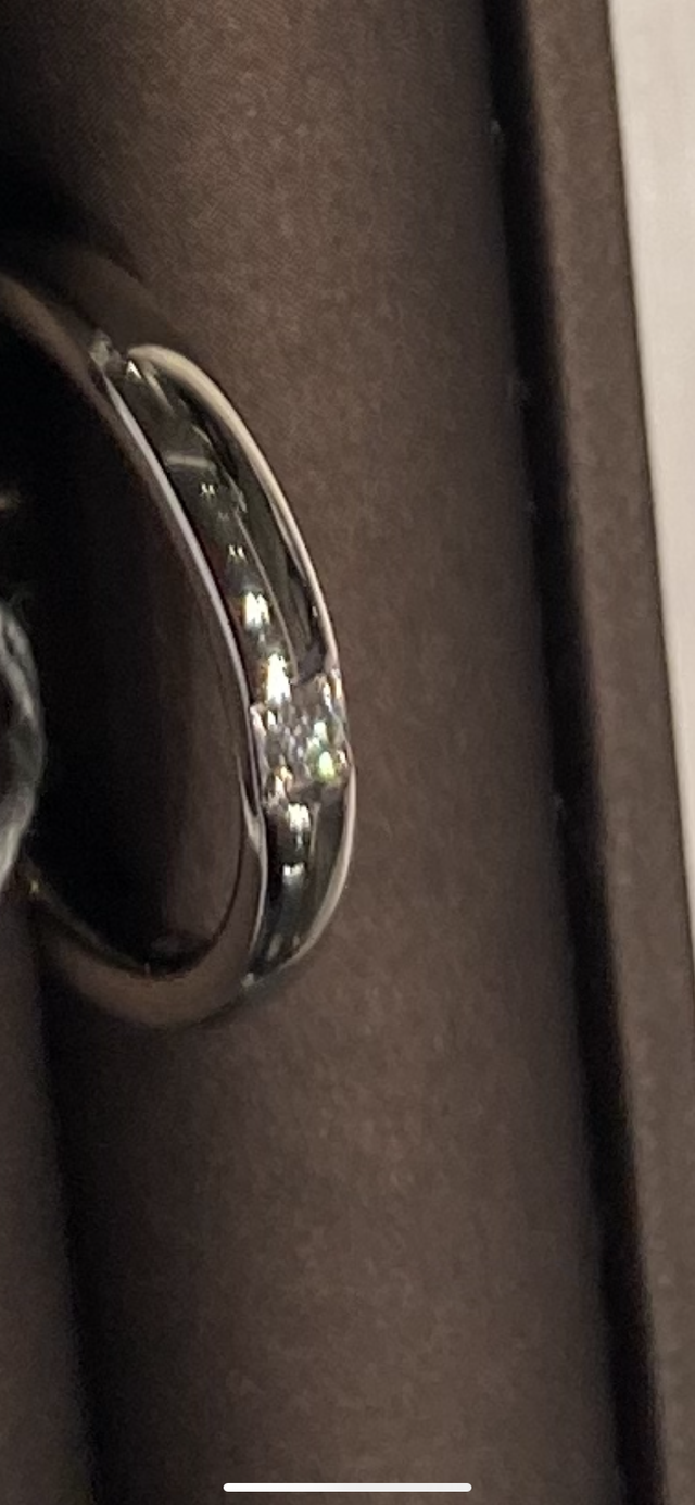 石が大きいので華やかさがある