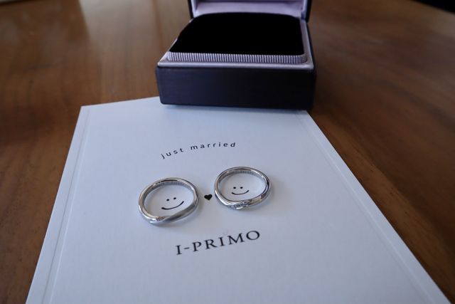 頂いた台紙の上で撮影しました。