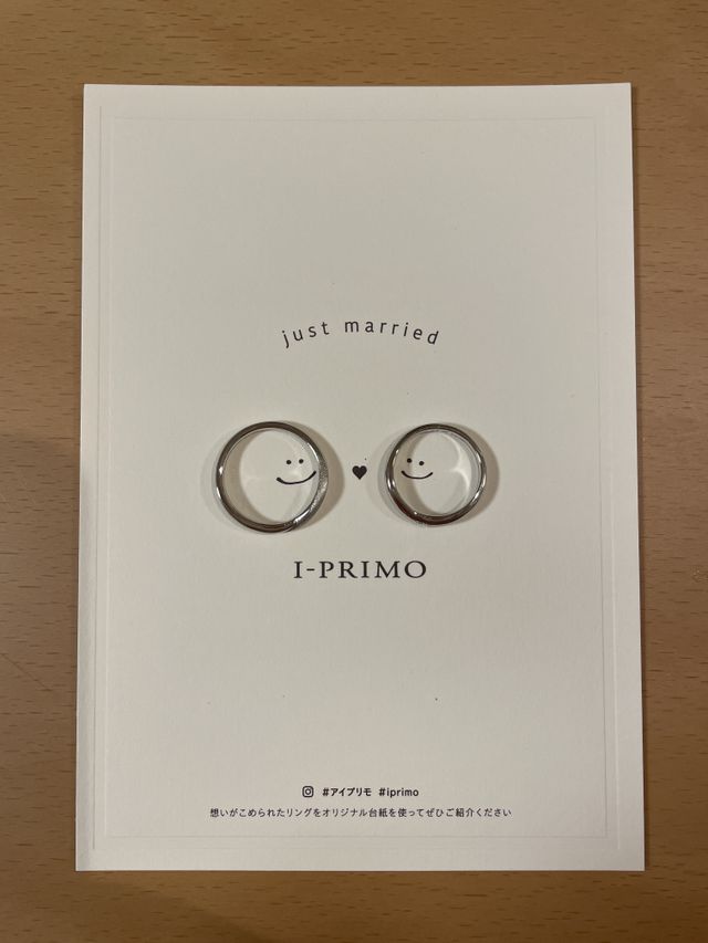 オリジナル台紙で撮影