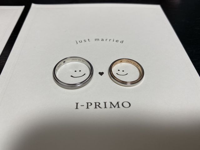 結婚指輪
シンプルで身につけやすく、可愛いです。