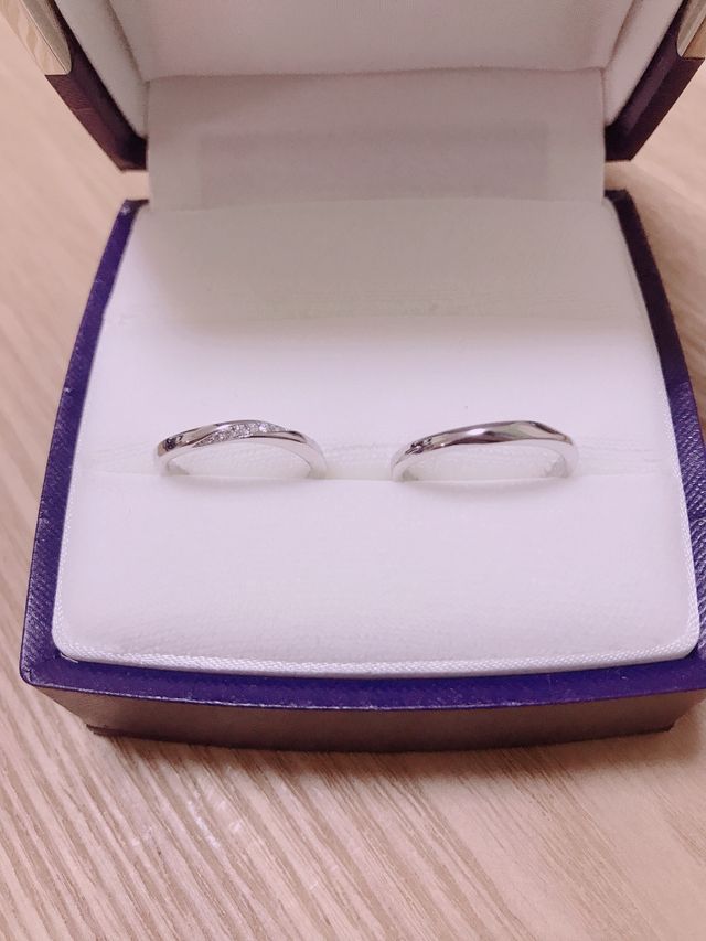 ペアの指輪