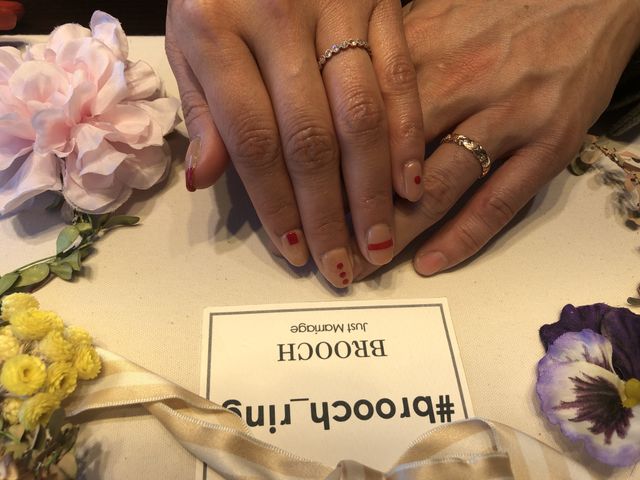 違うブランドの指輪ですがとても合っていました