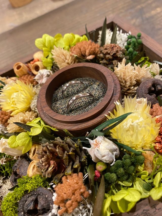 店頭で写真撮影用にボックスお借りしました！