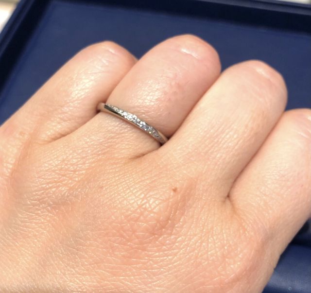 シンプルでつけ心地の良いものを選びました。