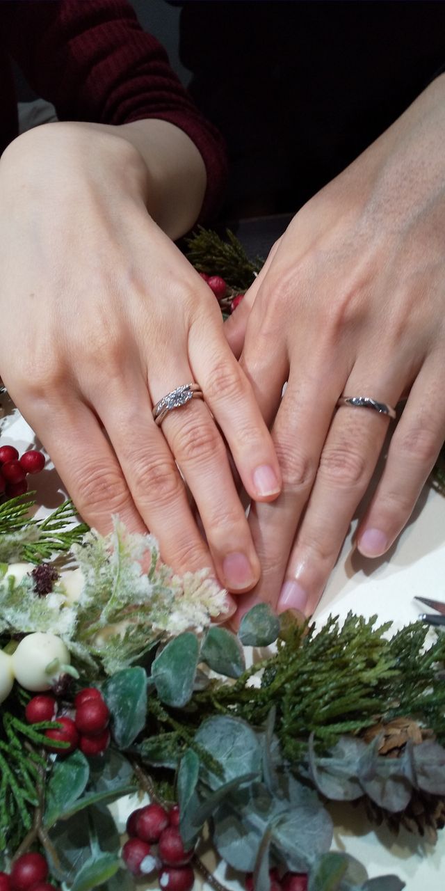 結婚指輪との重ね付け