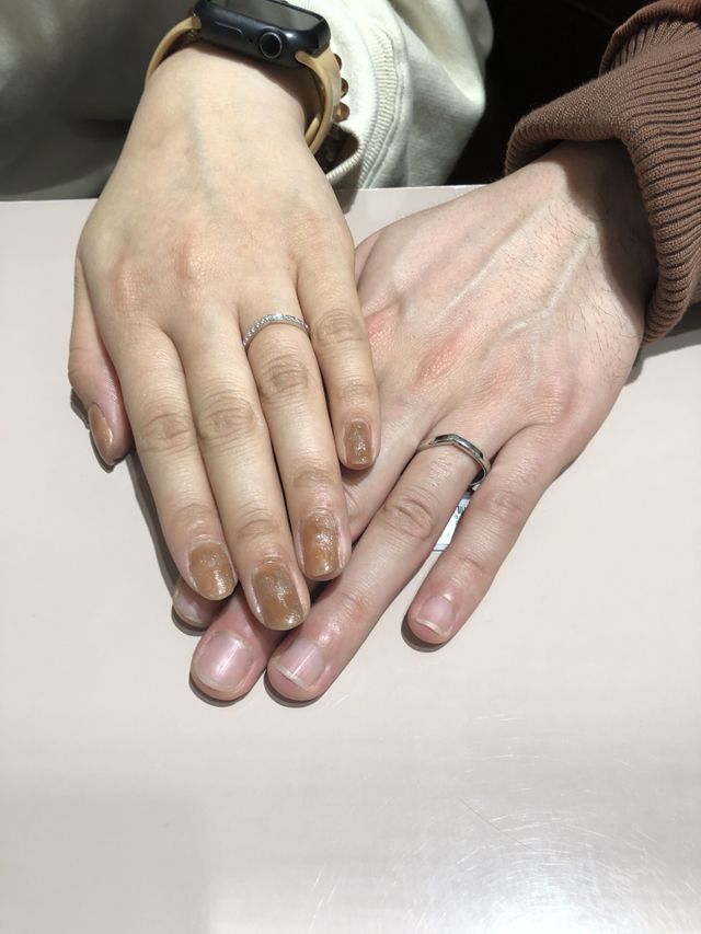 V字の綺麗なリングです、とても気に入りました♪