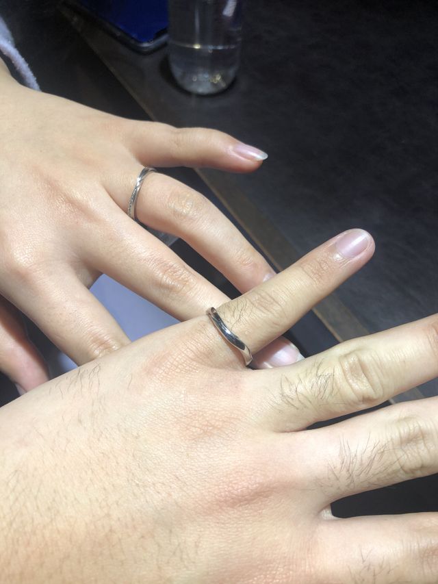 デザインはシンプル。質は高いのでマリッジリングはおすすめ