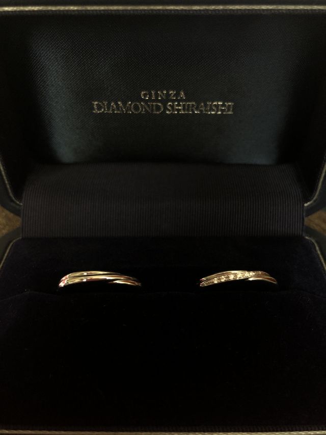 ケースに入っている状態の指輪