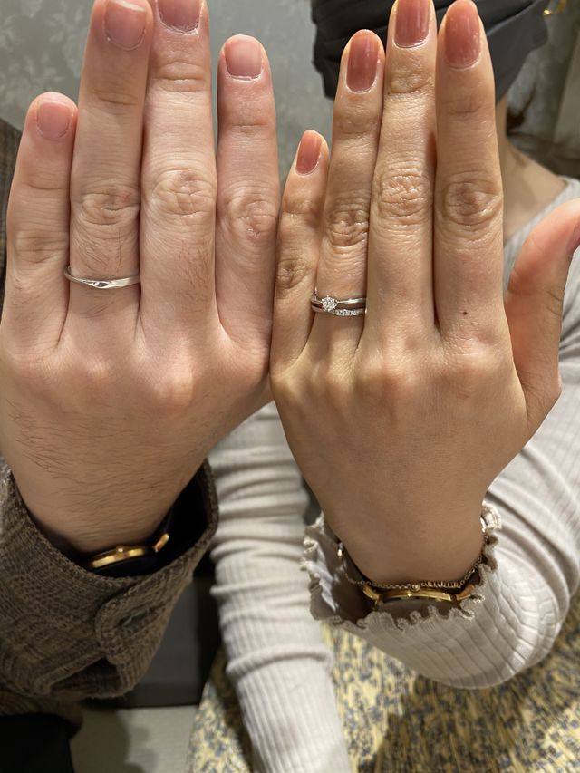 エンゲージリングとマリッジリング