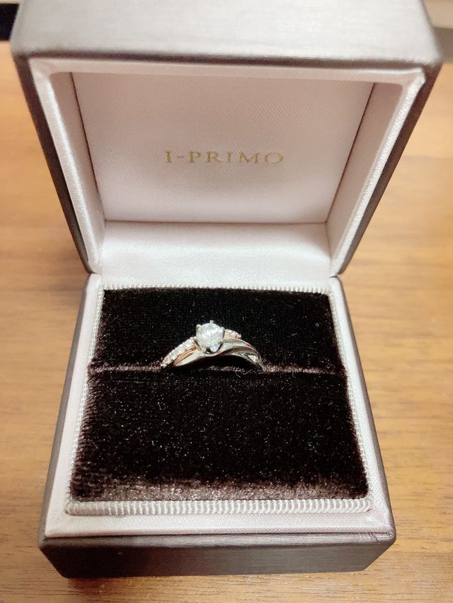 プラチナとピンクゴールドのコンビネーションリング！