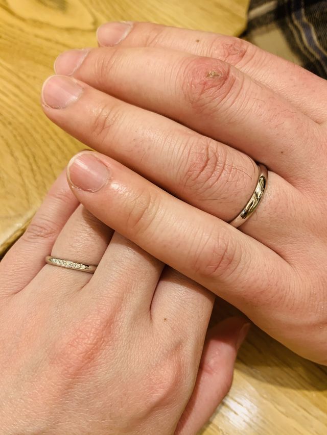 着用時の写真です。