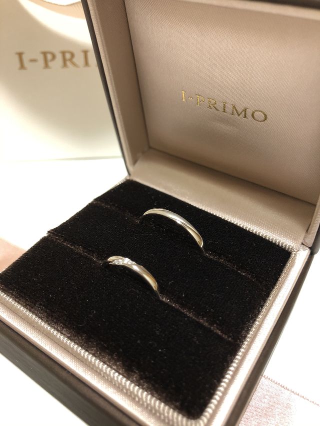 男性側はケイローンで斜めアクセントを女性側と合わせました！