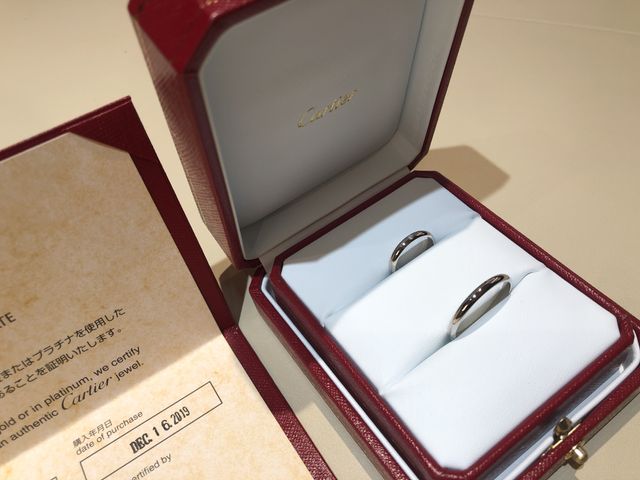 ずっと付ける物なのでシンプルなデザインにしました。